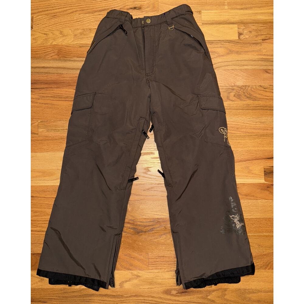 ONeill Freedom Series Ski Snow Pants Youth Boys L Brown Insulated Snowboarding